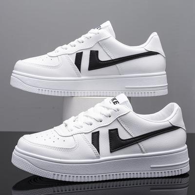Men's Shoes Autumn New Breathable Light White Shoes Young and Young Daily Casual Board Shoes Versatile Breathable and Comfortable
