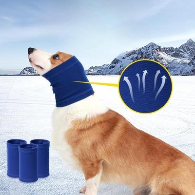 Haustierschal, Anti-Angst und Anti-Donner Beruhigende Kopfbedeckung für Hunde, Geräuschreduzierender und warmer Hundeschal