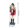 Nutcracker Ornament Home Decor Figurine Sculpture Desk Decor Nutcracker Figure Christmas Decoration for Party Favor Shelf