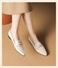 Temperament genuine leather comfortable slimming loafers