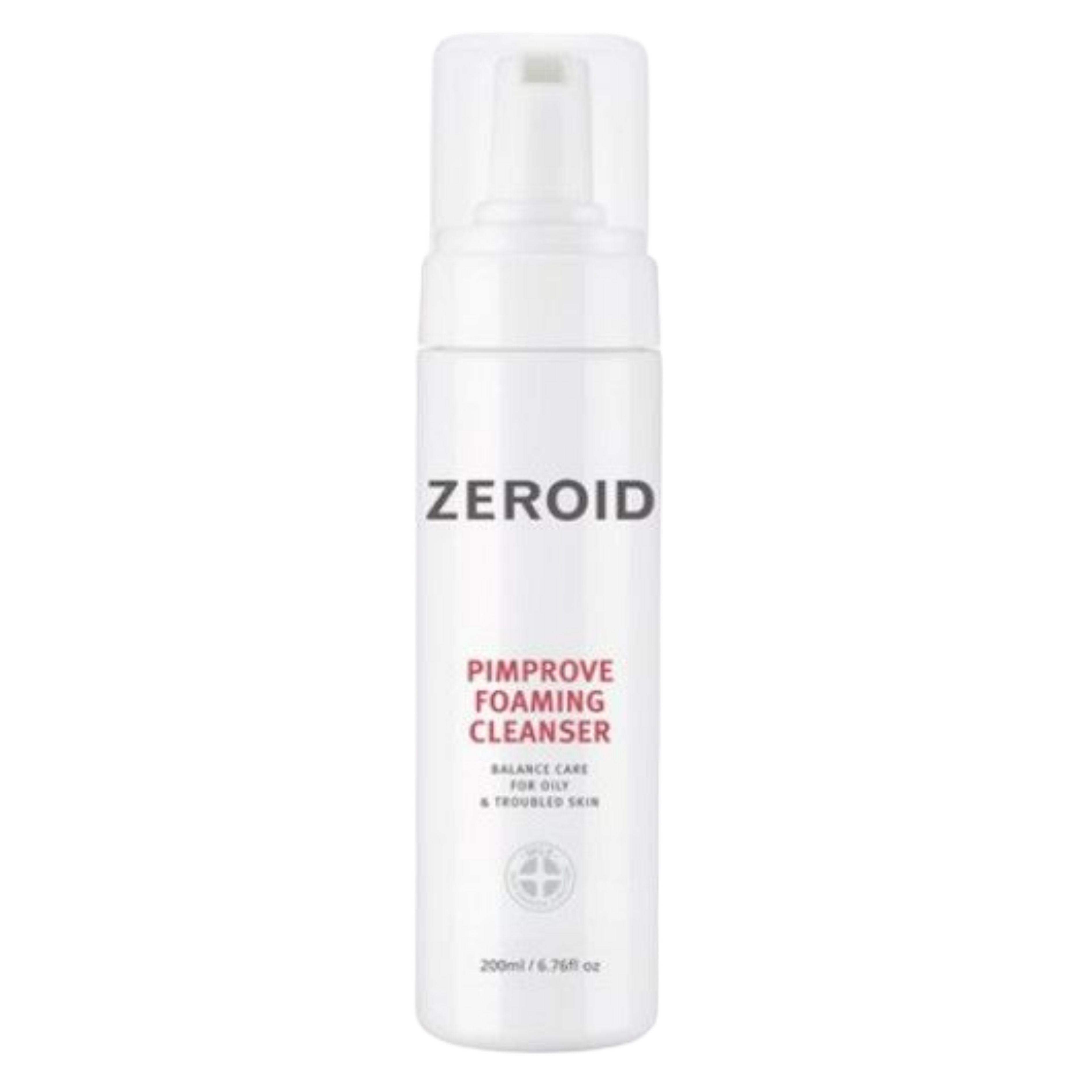ZEROID Pimprove Foaming Cleanser Acne Care Deep Cleansing Facial Wash 200ml