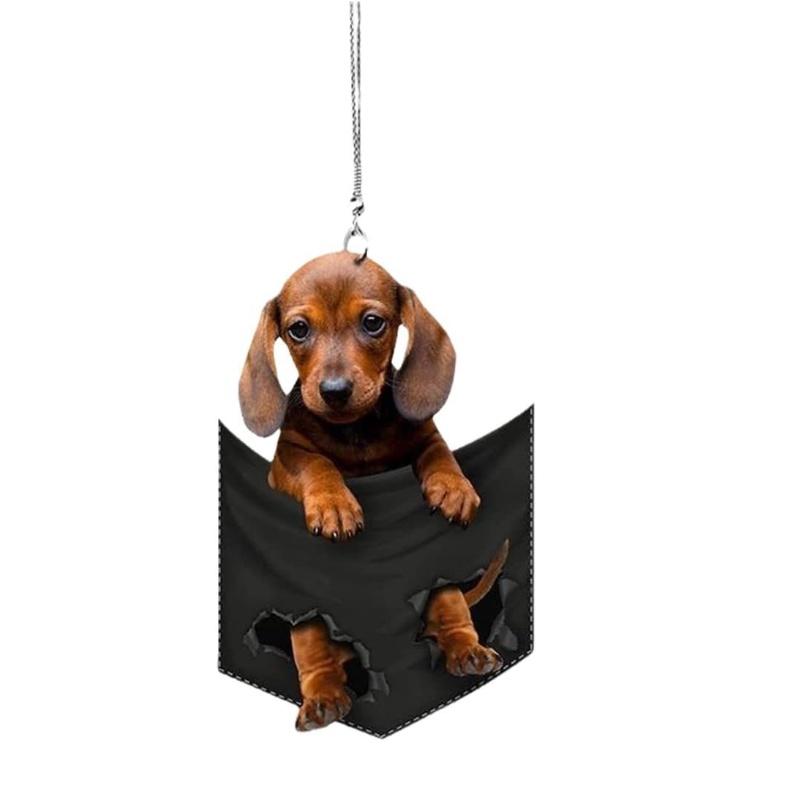 Cute Cat Design Car Hanging Decoration For Home Office And Car Rearview Mirror