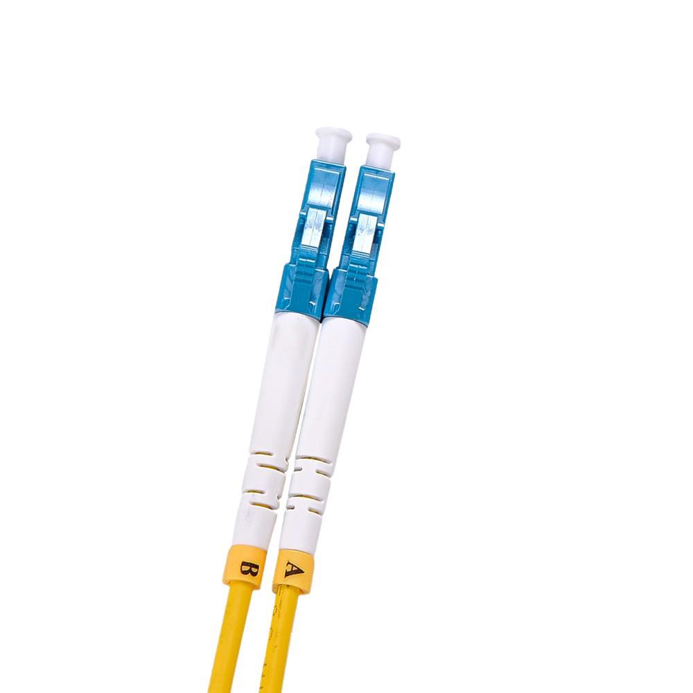 Customized Low Smoke Halogen-Free Single-Mode LC-LC Duplex Fiber Optic Pigtail Patch Cord