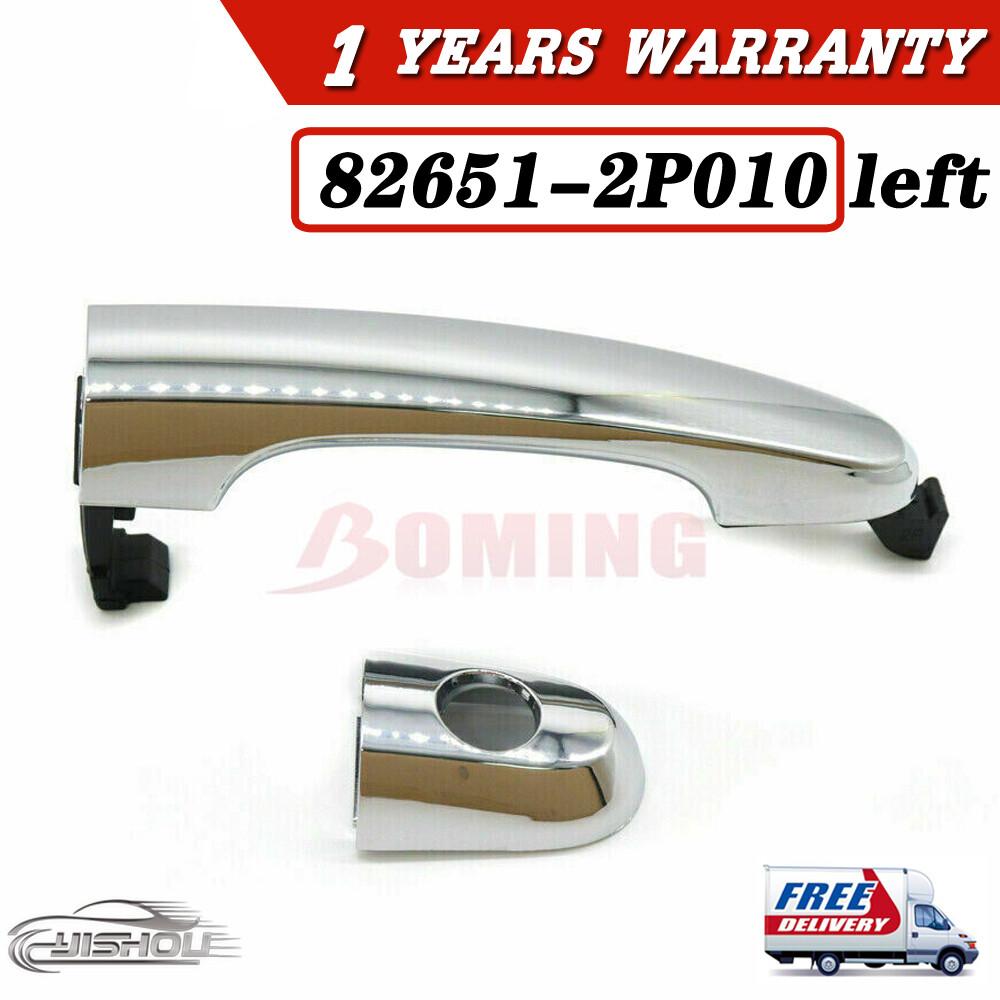 New Left Door Handle Driver Chrome Outside With Trim For Kia Sorento 2011-2015