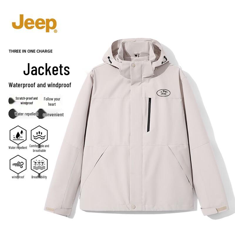 JEEP Men s Water-Repellent Outdoor Sport Jacket 2XL