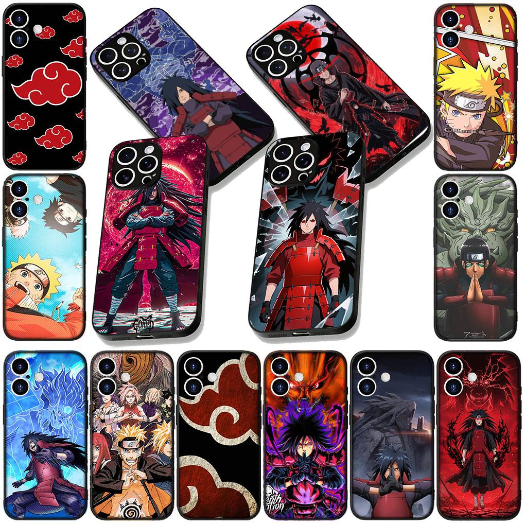 Madaras Uchiha Akatsuki Narutos Phone Cover for Apple iPhone 13 12 Mini XS 11 Pro Max 7 8 Plus + XR SE 2022 2020 SE3 Soft Case