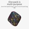 PU Multi-Purpose Diamond Pattern Sanitary Napkin Bag: Portable Menstrual Pad, Lipstick, & Coin Purse for Girls