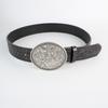 PU Leather Western Cowboy Belt Vintage Waist Belt Fashion Buckle Belt  Men Women