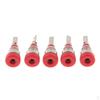 5 Piece 2mm Banana Socket Binding Post Nut for Connector