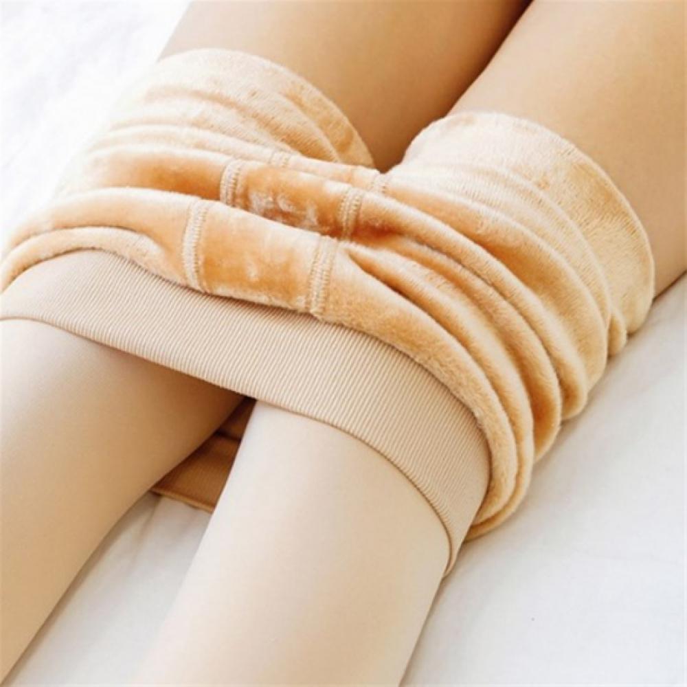 New ArrivalS Open Run Women S Winter Fleece High waiSt Heating leggingS