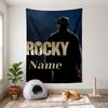 Rocky Balboa (1) Personalisierbare Namens-Dekorations-Wandteppich, ideale Wahl für die Wanddekoration in Schlafzimmern, Wohnzimmern, Studentenwohnheimen und Zuhause