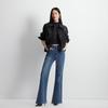 VEROMODA Women's High-Waist Micro-Flared Jeans