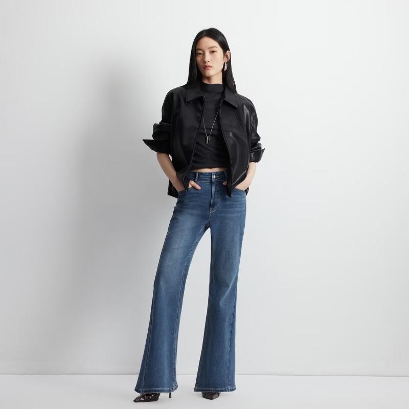 VEROMODA Women's High-Waist Micro-Flared Jeans