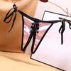 G-Strings Solid Color Satin Open Crotch Thin Belt T-Pants Sex Thongs Women Panties Underwear
