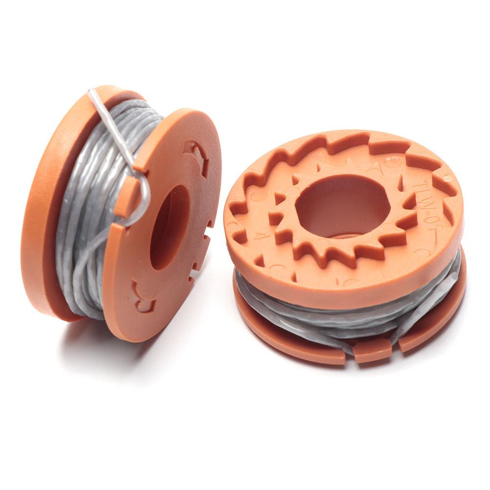 2Pcs Nylon Rope Spool for Spear and Jackson/Mac Allister/Qualcast/Worx Lawn Mower Part