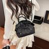 Women's Bag Summer 2025 New Fashion Pleated Handbag Literary National Style Women's Versatile Messenger Shell Bag
