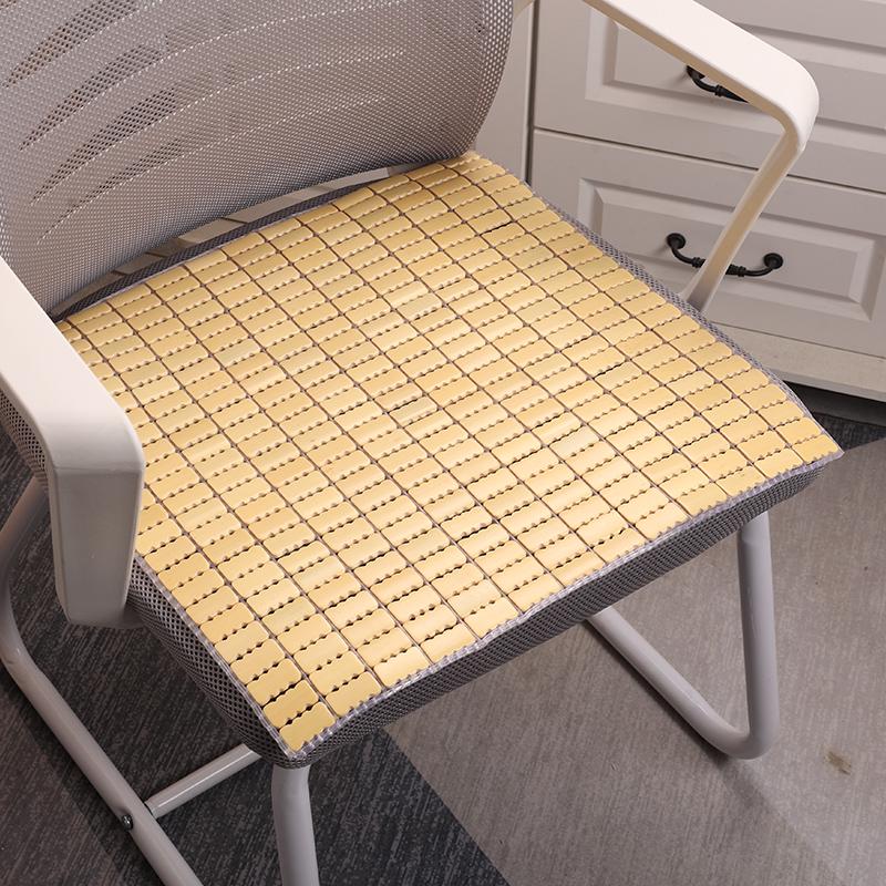 Breathable Bamboo Summer Cool Mat Cushion for Office and Car Chairs