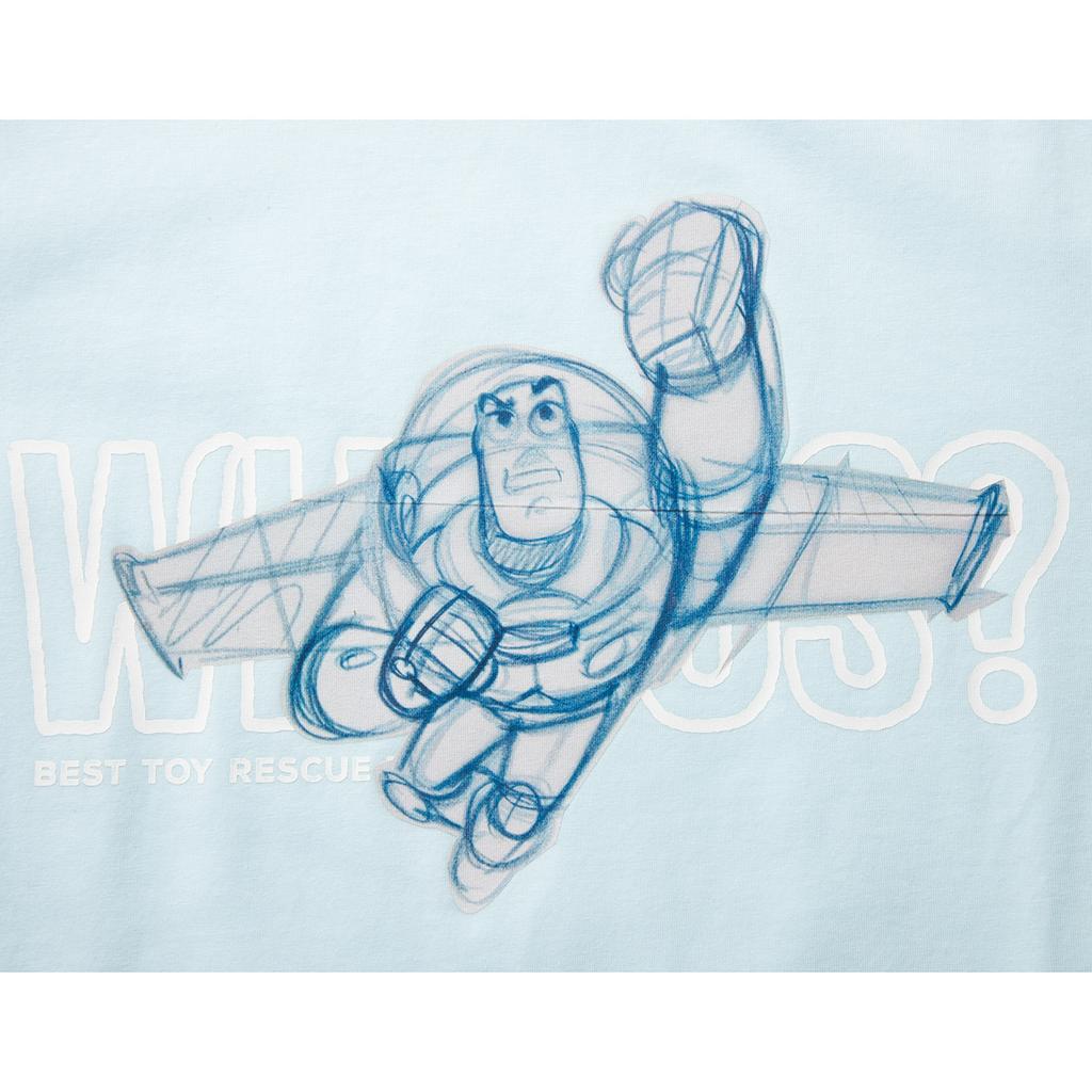 Li Ning X Disney Toy Story Series American Casual Simple Print Quick-Dry Comfortable Breathable Round Neck Short Sleeve T-Shirt Men Tops AHSV685-4