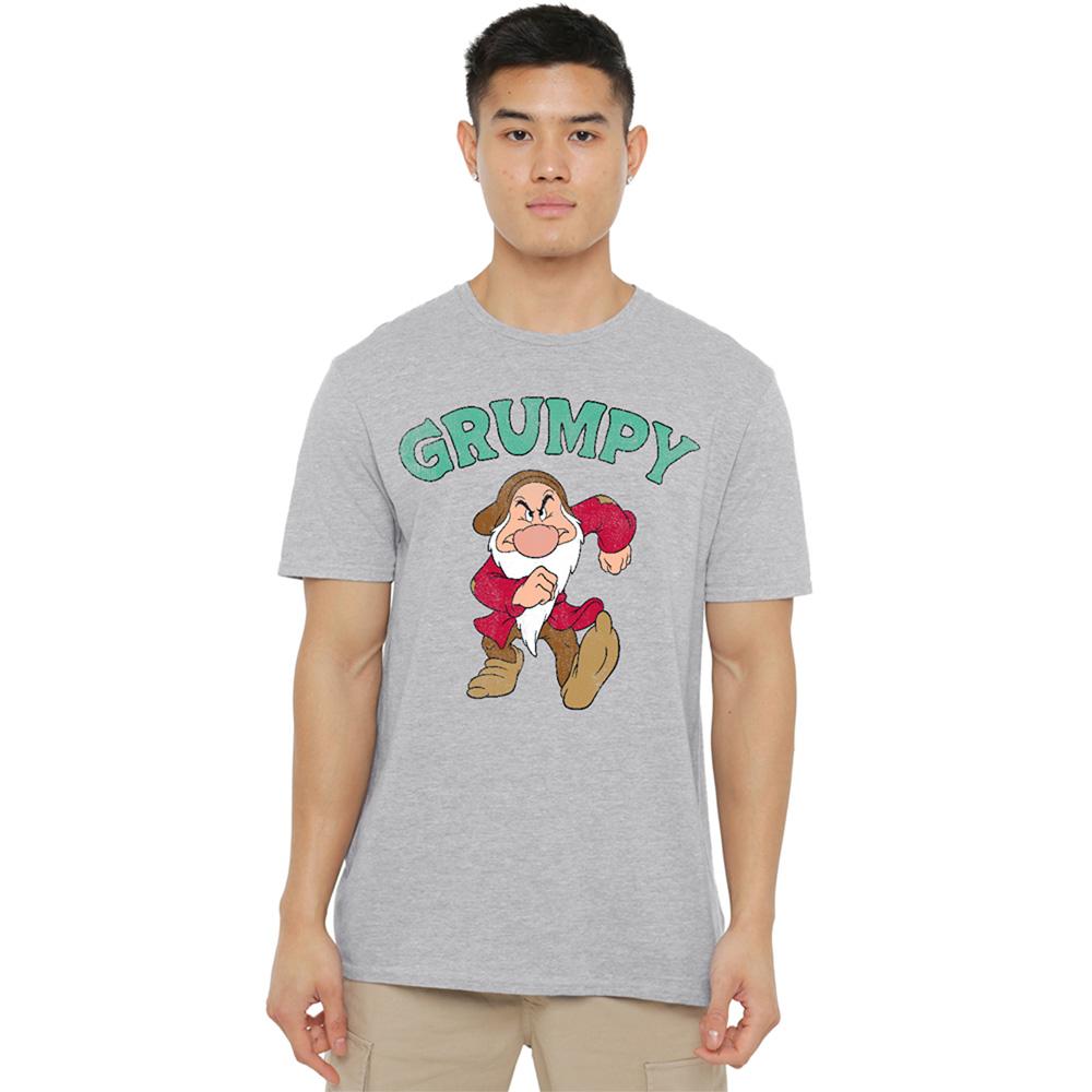 Disney Unisex Adult Snow White And The 7 Dwarfs FatherÂ´s Day Grumpy Dad T-Shirt
