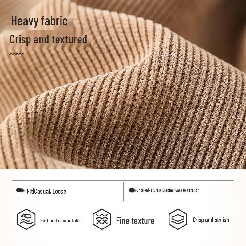 JEANSWEST LIFE Men's Breathable Straight-Leg Chenille Casual Pants