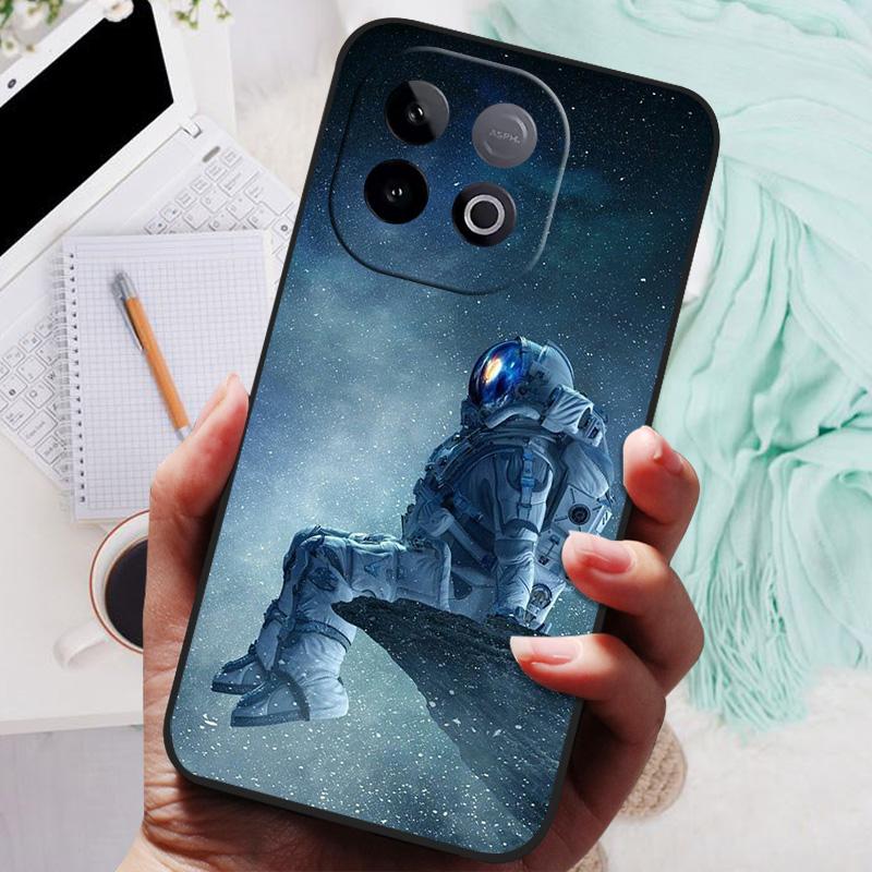 Etui silikonowe na tył telefonu VIVO iQOO Z10 Turbo Pro, etui z miękkiego zderzaka VIVO Y300 GT 5G