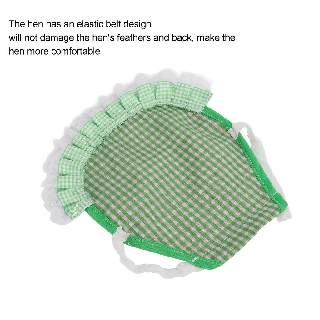 Dvojitá zástěra pro slepice Opakovaně použitelná zástěra pro slepice Drůbež nebo s elastickými popruhy pro malé, střední a velké slepice