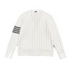 TB High Version Autumn Knit Unisex Four-Bar Cable Cardigan - Classic and Versatile Sweater
