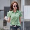 New Tshirt Cotton Pure Halfsleeved For Ladies With Collars Summer Sportswear Casual Lapel Shortsleeved Top