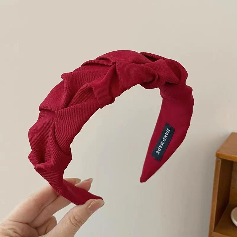 Women's Retro Korean Christmas Headband: High-End Autumn/Winter Hair Jewelry & Versatile Accessory