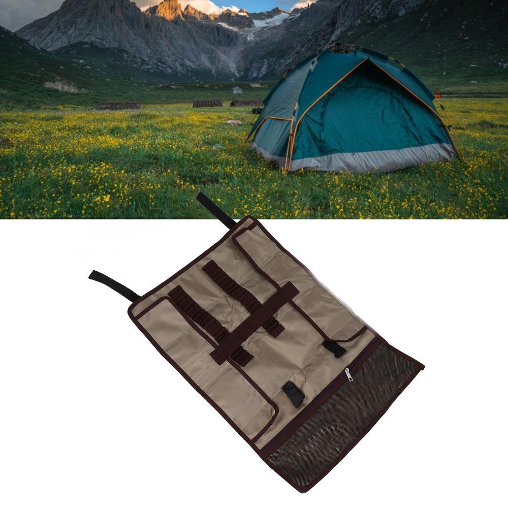 

Large Capacity Tent Peg Bag Oxford Cloth Tent Stakes Organizer Beach Travel