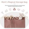 Handmade Cotton Muslin Hanging Crib Organizer – Baby Toy & Diaper Storage Bag
