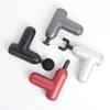 Black Mini Muscle Massager 6th Gear Button Neck Clip Relaxing Fascia Gun Portable Fitness Accessory Female Vibrator Massage Tool