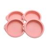 4 / 6 / 8 Inch Round Silicone Mousse Layered Baking Pan, Four Inch Household Oven Baking Tool
