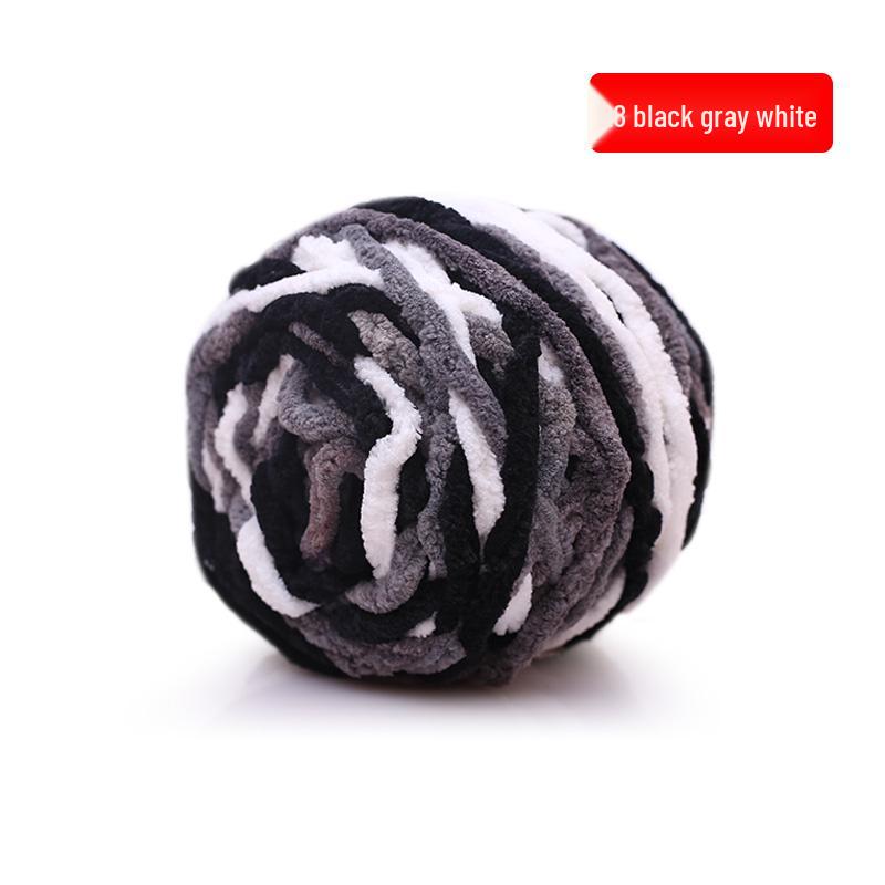 Ice Bar Chunky Soft Yarn for Hand-Knitted Scarves, Crochet Hooks, Slippers, and DIY Projects for Men and Women