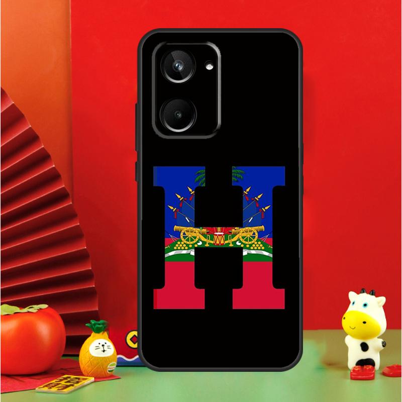 Vintage Haiti Haitian Flag For Realme 15 Pro GT7 GT6 10 11 12 13 14 Pro Plus C67 C63 C61 C55 C51 C53 C35 C75 C65 Case