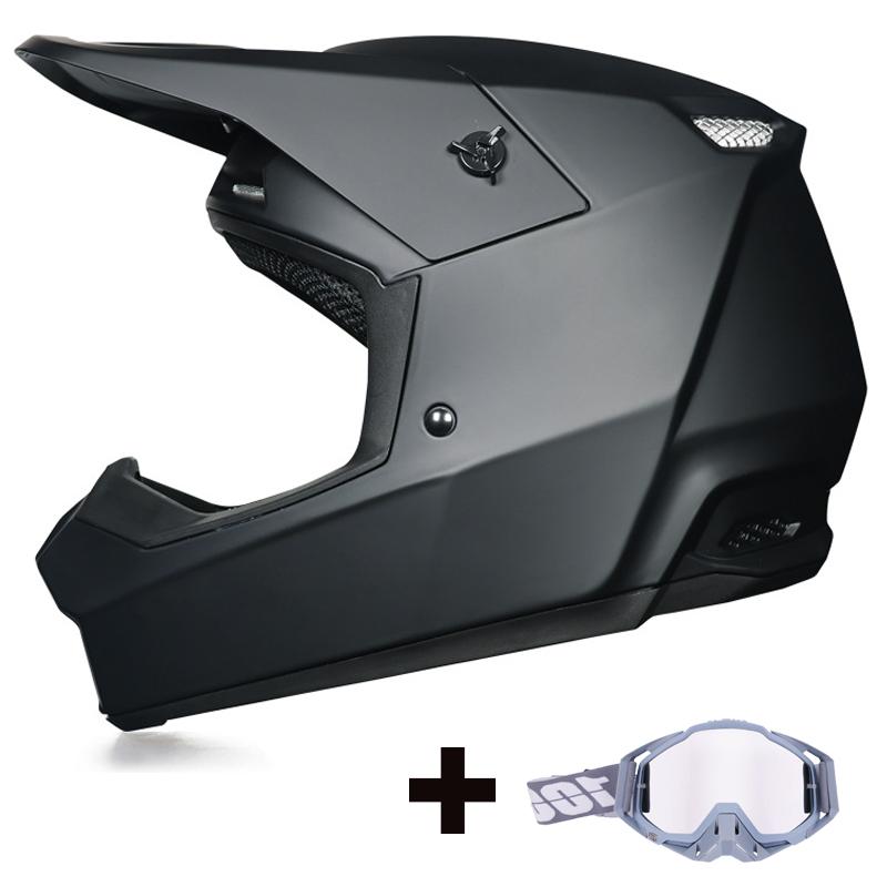 Motorcycle Helmet Children Off Road Helmet Bike Downhill Am Dh Cross Helmet Capacete Motocross Casco Three piece gift set Motor