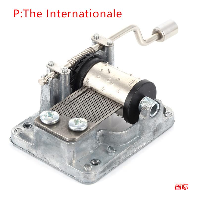 

Hand-Cranked Music Box Movement Metal Rocker Mini Diy Gift Music Mechanical Decorative Collectibles For Girl Boy friend