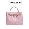 New Style Minimalist Single Shoulder Crossbody Hand Woven Women's Bag, Versatile for Commuting, Large Capacity Portable Tote Bag