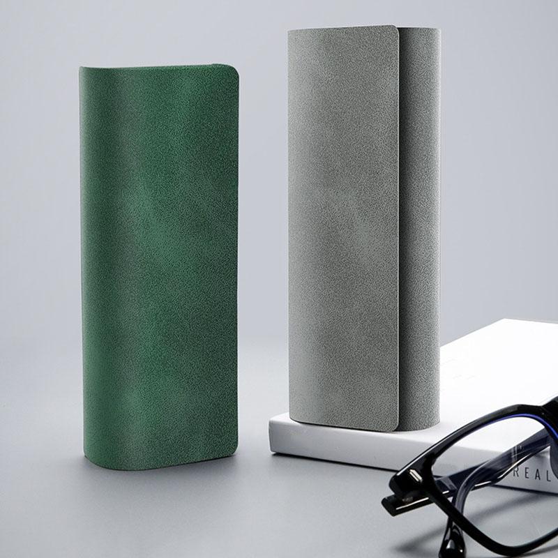 Aesthetic Glasses Case for Large Frames, Anti-Pressure Glasses Box with Soft Lining, Stylish & Durable Eyewear Holder