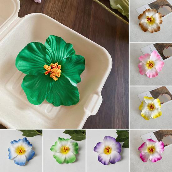 Hårspenne Myk Sterk Tekstur Lettvekts Dekorativ Blomst Hårklemme Realistisk Blomsterdesign Ferie Fritid Hårspenne