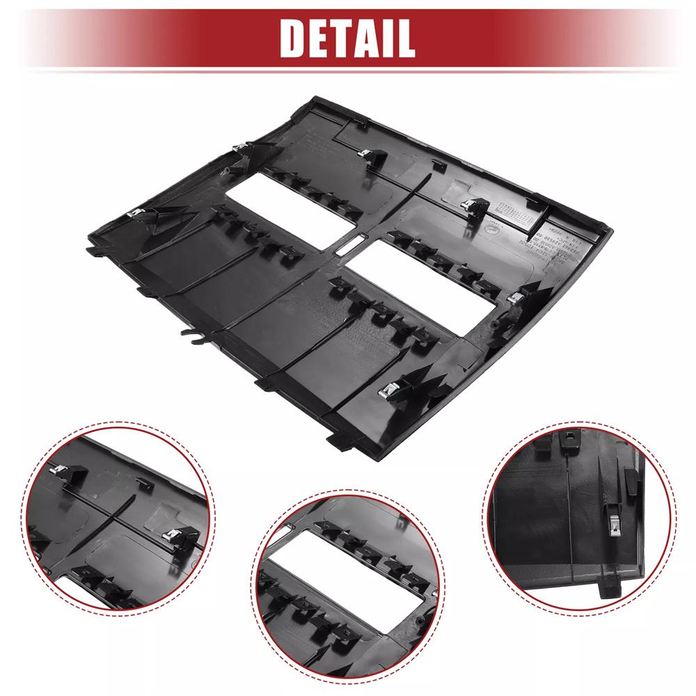 68414-ED50C Air Conditioning Dash Trim Control Cover Auto Instrument Dashboard Panel Shell Cover Plate for Nissan Tiida 05-2012