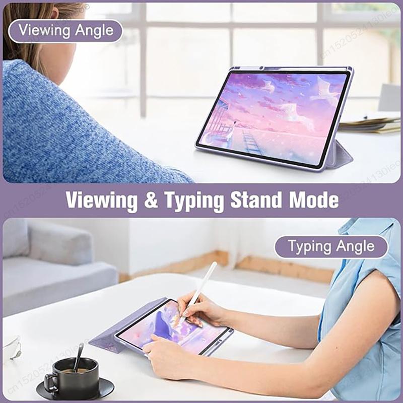 Pouzdro pro Samsung Galaxy Tab S11 S10 Lite S9 FE 10.9 11 Plus 12.4 Palcový Tablet Kryt pro Tab A11 A9 S9 S8 S7 11" Plus 12.4" Funda