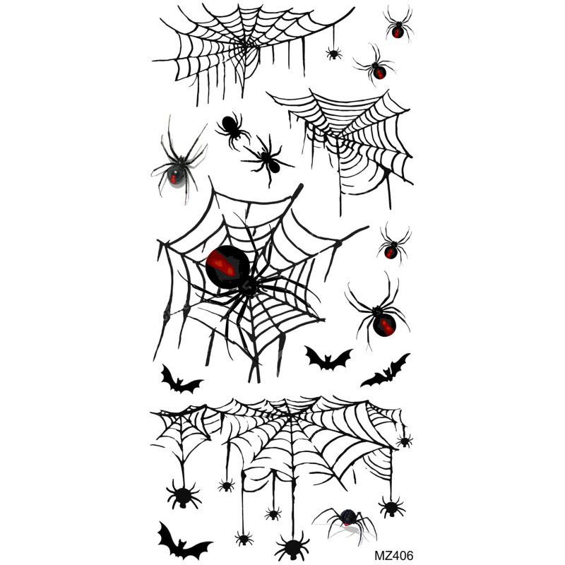 Cross-border Halloween Spider Arm Temporary Tattoo Sticker