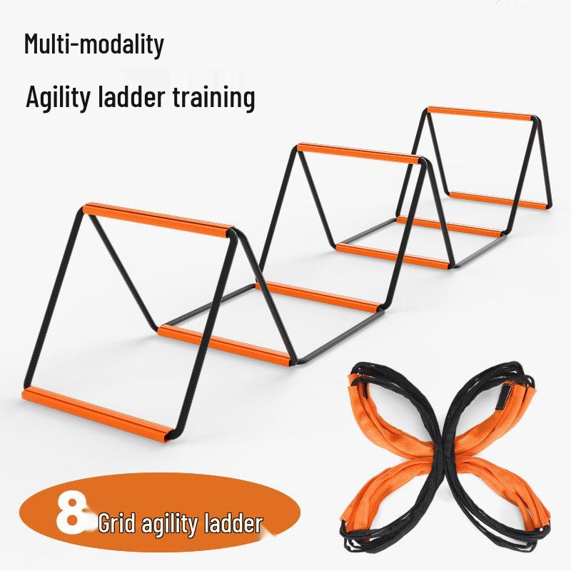 

Многофункциональная ловкая детская фитнес-лестница: Классики, Скакалка, Бабочка, Барьеры и Тренировка ловкости