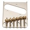 Musiclily Pro Vintage Telecaster Barrel Brass Steel Nickel Plate for Squier Import Tele Electric Guitars 10.8mm Bridge, 6-Way Saddle, Plate,