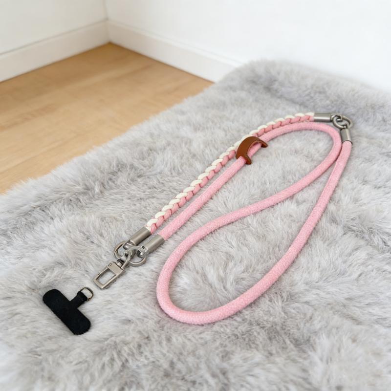 Outdoor 3 in 1 Crossbody Mobile Phone Hanging Rope Neck Lanyard Wrist Strap Removable Belts Woven Universal Phone Lanyard Long Nylon fiber