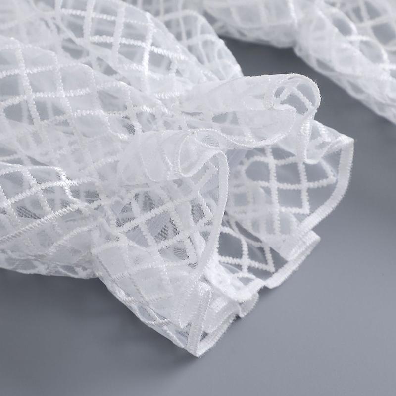 Sweet Fake Cuff for Women's Horn Cuffs Shirt Detachable Fake Sleeves Wrist Cuffs Sweater Blouse Horn Cuffs Wrist Warmers