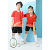 Kids Quick-Dry Badminton Set Short Sleeve Sport Jersey Unisex Tennis Volleyball Training Outfit