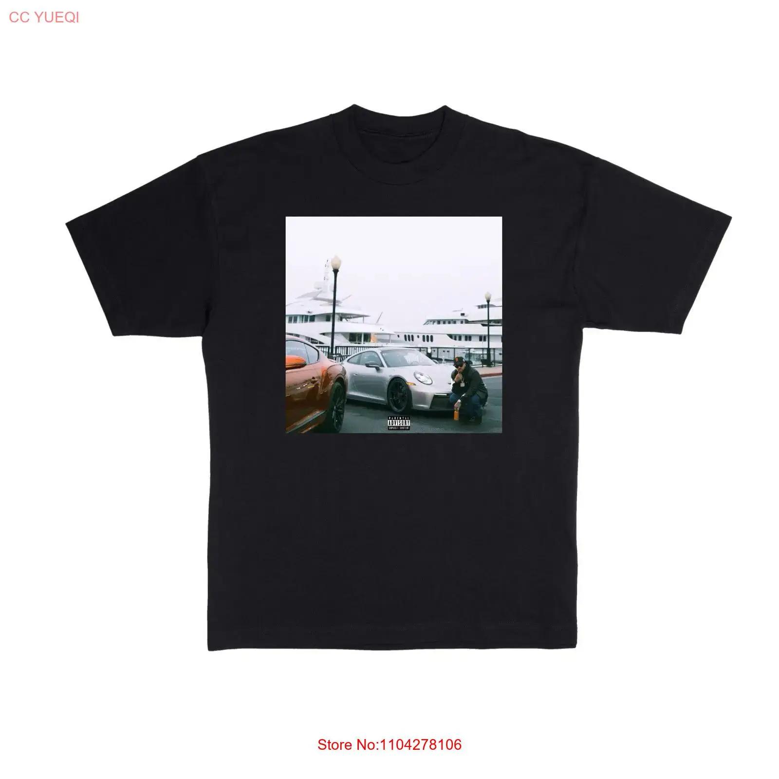 

Larry June Spaceships on the Blade Album T Shirt New S 5XL 2025 Organic vintage Washed designer clothes streetwear graphic Soft 5XL різнокольоровий