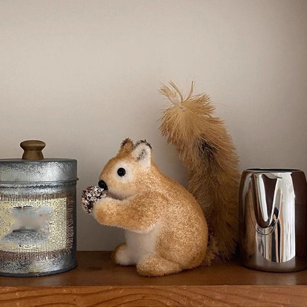 Cute Christmas Squirrel Pendant Foam Christmas Tree Decorations Home New Year Decor Gifts